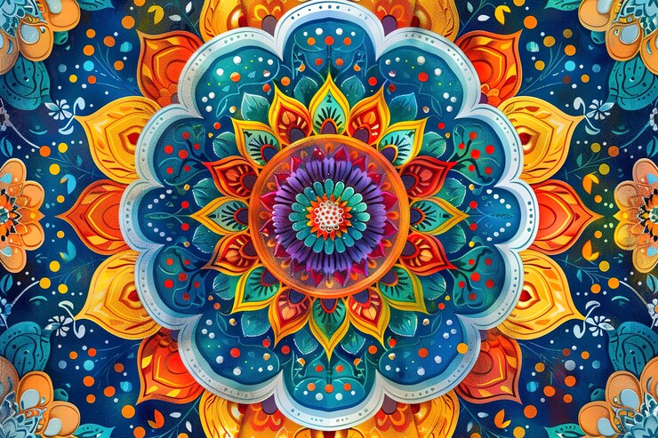 colorful mandala Art design